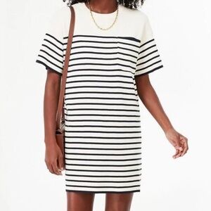 NWT Tuckernuck Dress Navy Knit Striped Frenchie Mini Old Money Women’s XXS